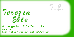 terezia eble business card